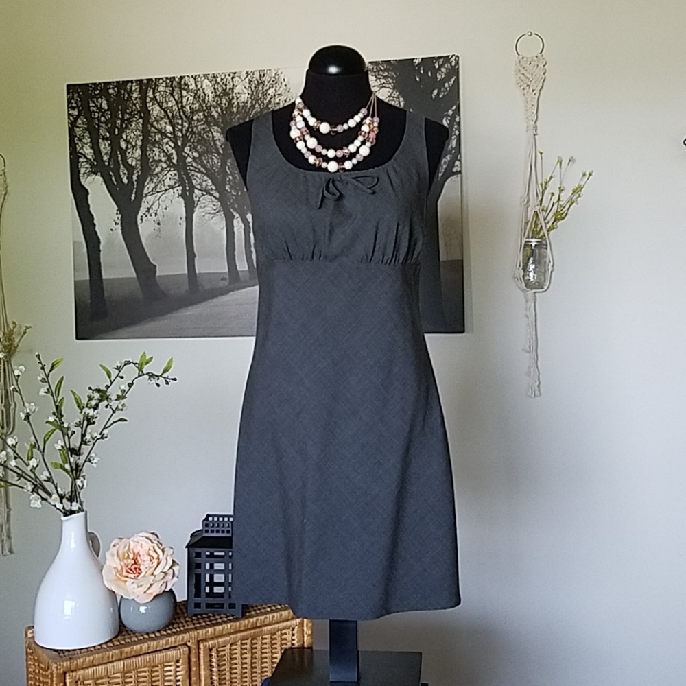 American Eagle preppy gray dress